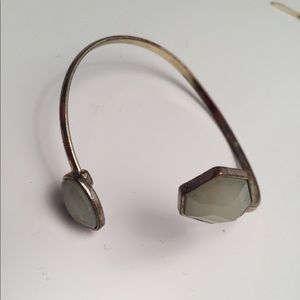 Gold toned cable bracelet